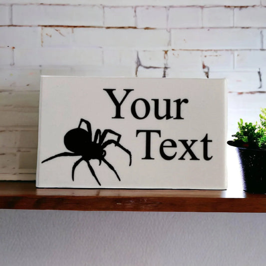 Spider Custom Personalised Sign - The Renmy Store Homewares & Gifts