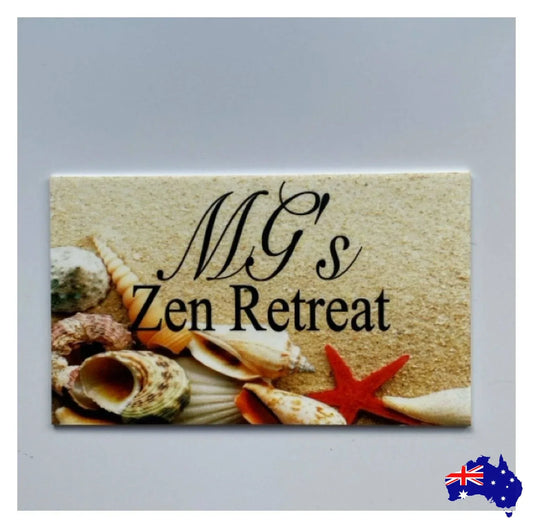 Beach House Shells Custom Personalised Sign - The Renmy Store Homewares & Gifts