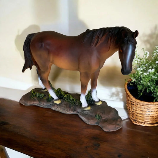 Horse Brown Ornament Country Farmhouse - The Renmy Store Homewares & Gifts