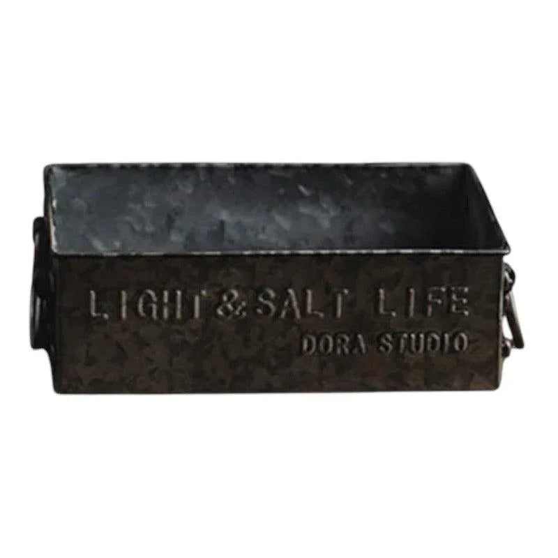 Serving Tray Box Retro Vintage Metal - The Renmy Store Homewares & Gifts