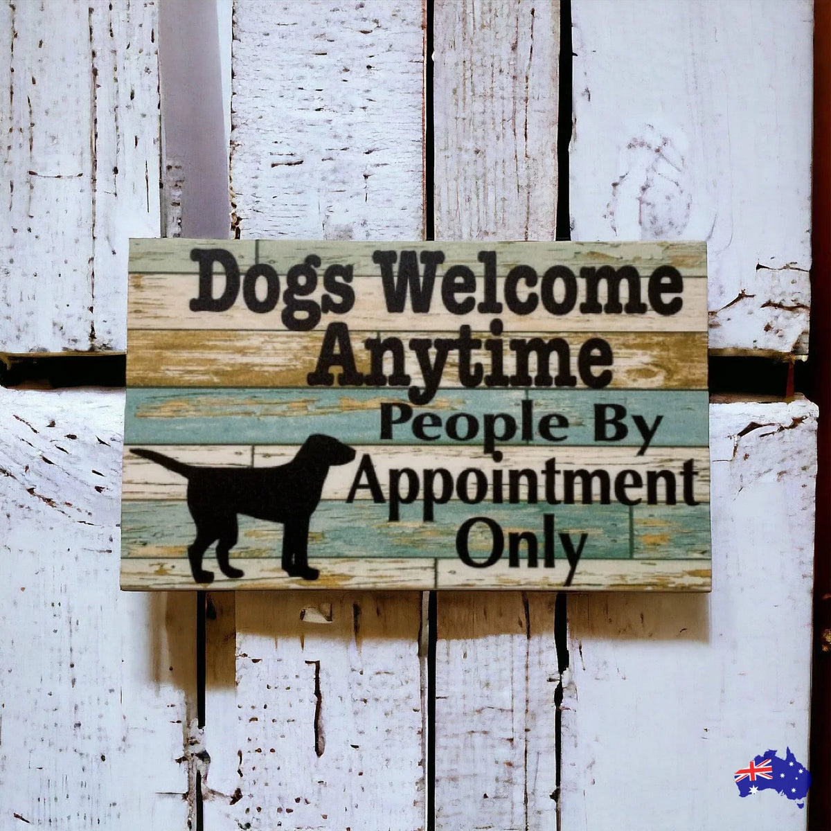 Dogs Welcome People By Appointment Sign - The Renmy Store Homewares & Gifts