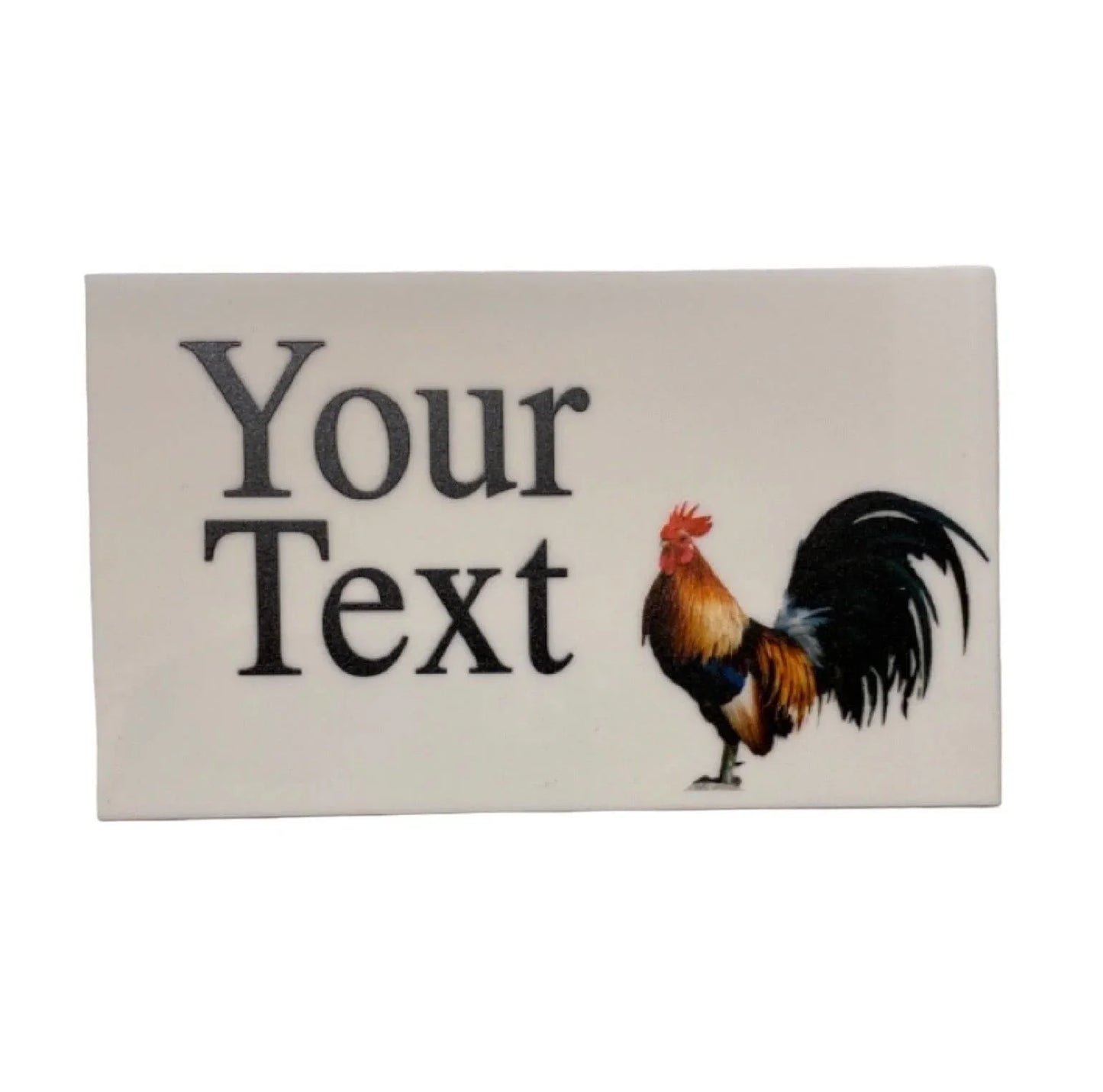 Rooster Country Farmhouse Custom Personalised Sign - The Renmy Store Homewares & Gifts