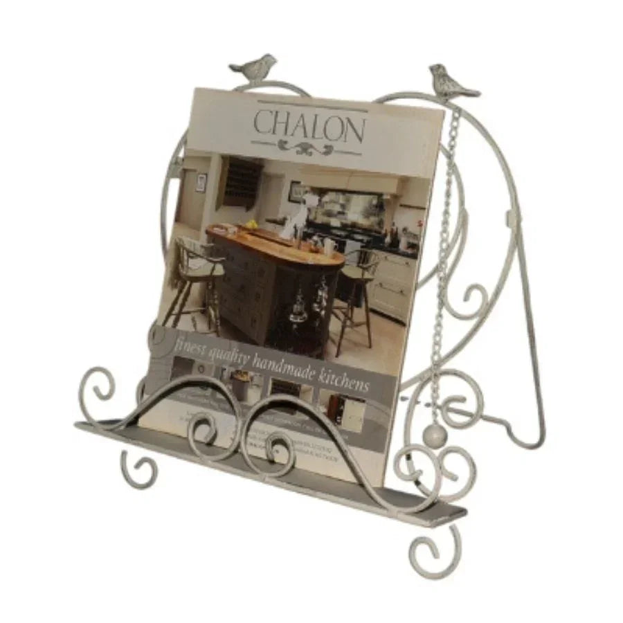 Book Stand Heart Love White Wash Provincial