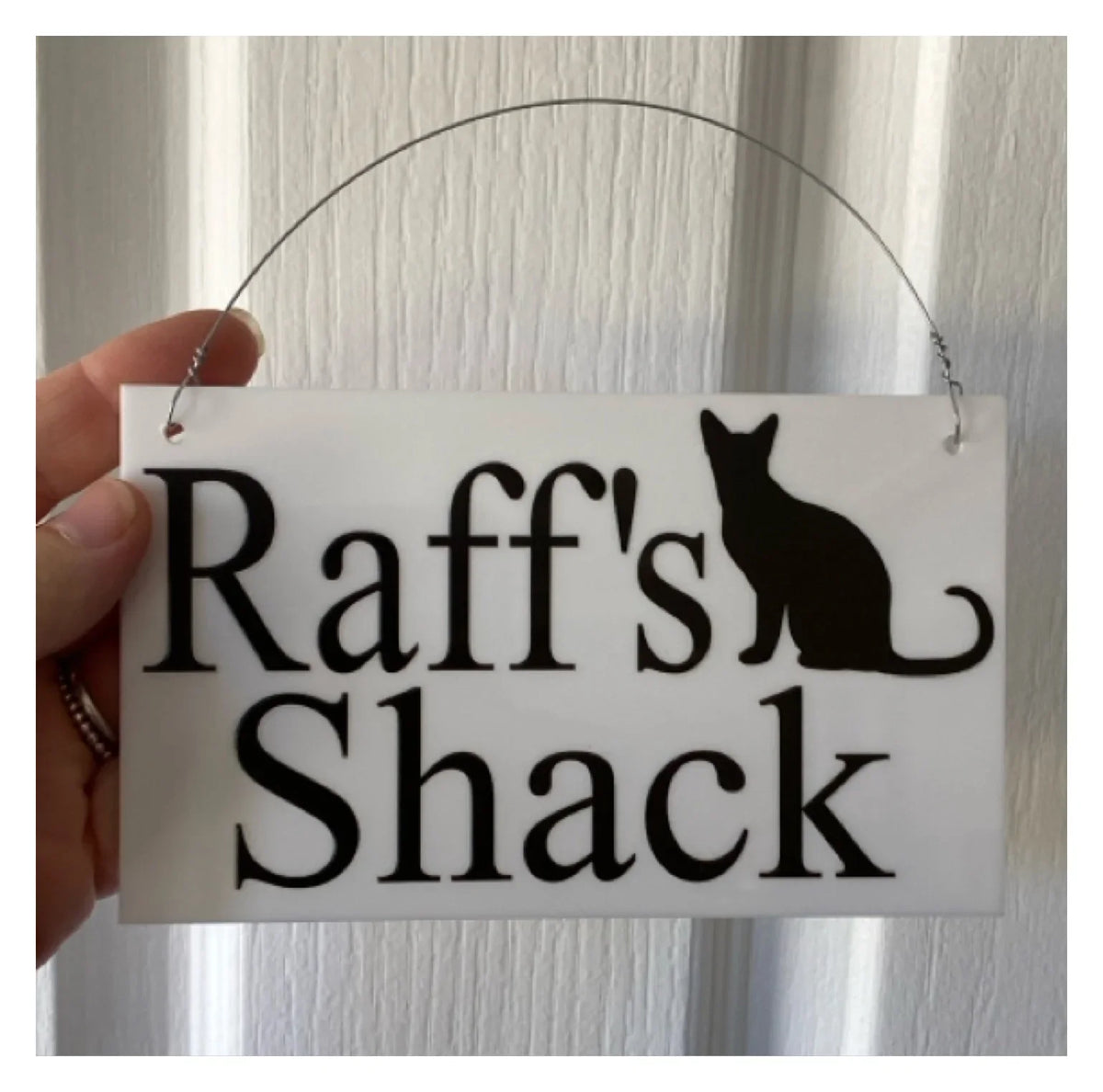 Cat Kitten Custom Personalised Sign - The Renmy Store Homewares & Gifts