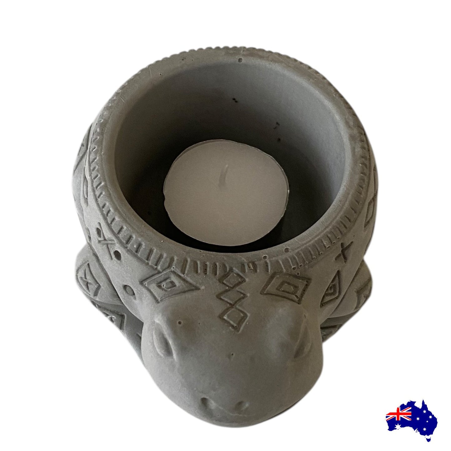 Planter Pot Frog Aussie Handmade Concrete
