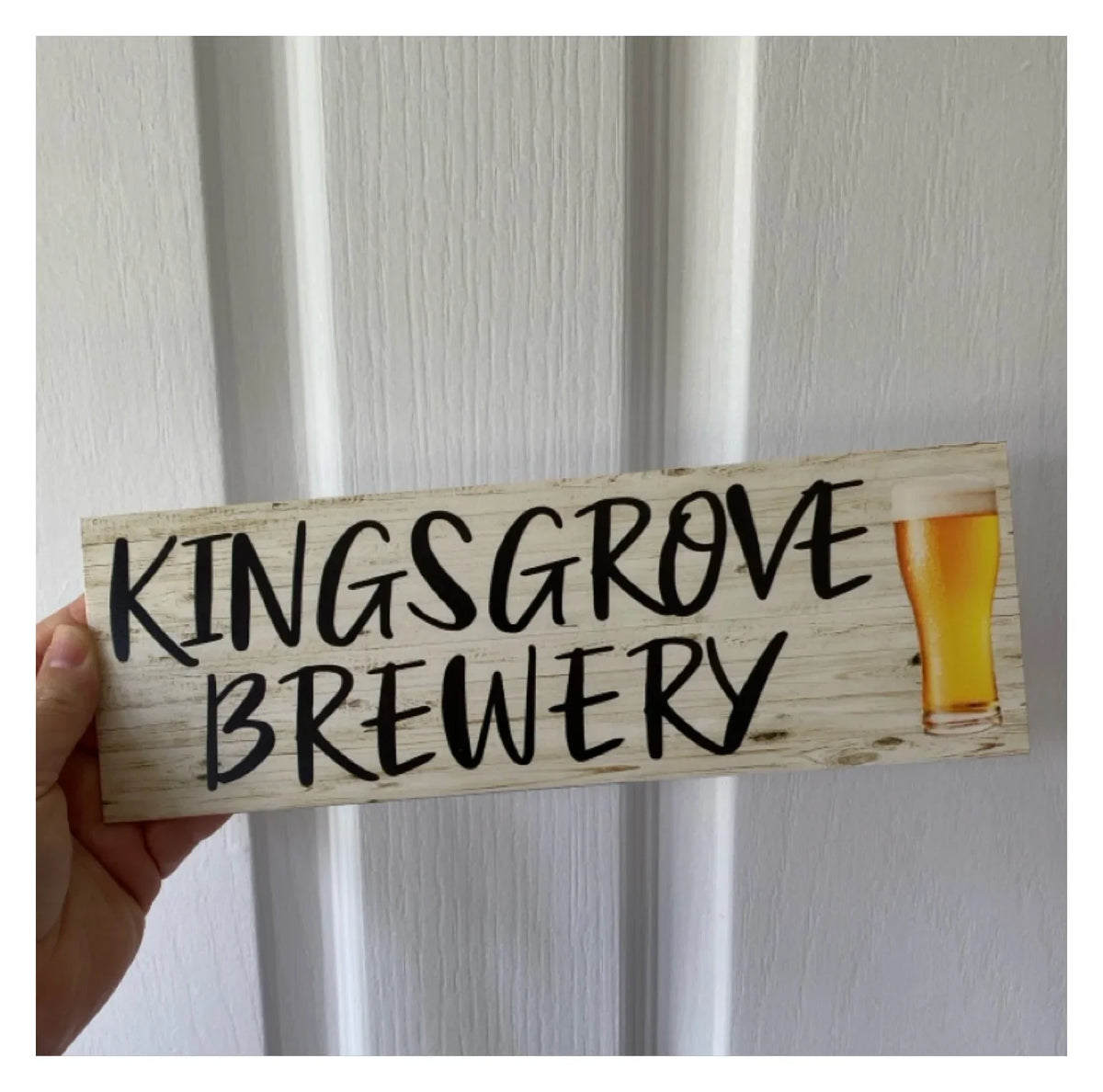 Bar Cold Beer Good Friends Custom Personalised Sign - The Renmy Store Homewares & Gifts
