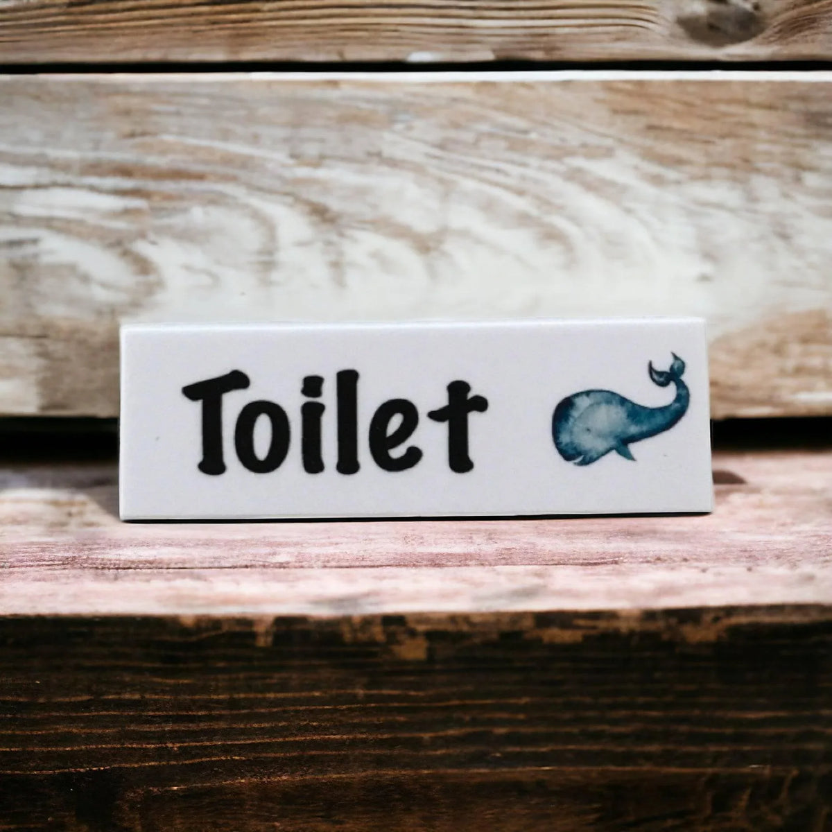 Whale Toilet Laundry Bathroom Door Sign - The Renmy Store Homewares & Gifts