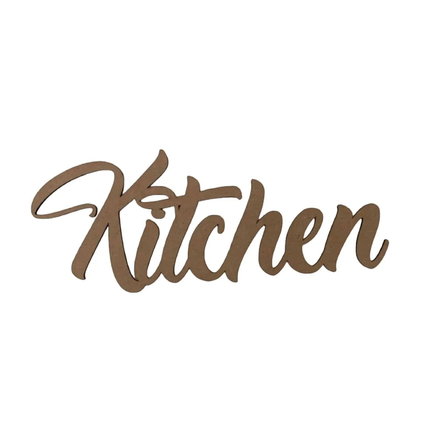 Kitchen Door Word Sign MDF DIY Wooden - The Renmy Store Homewares & Gifts