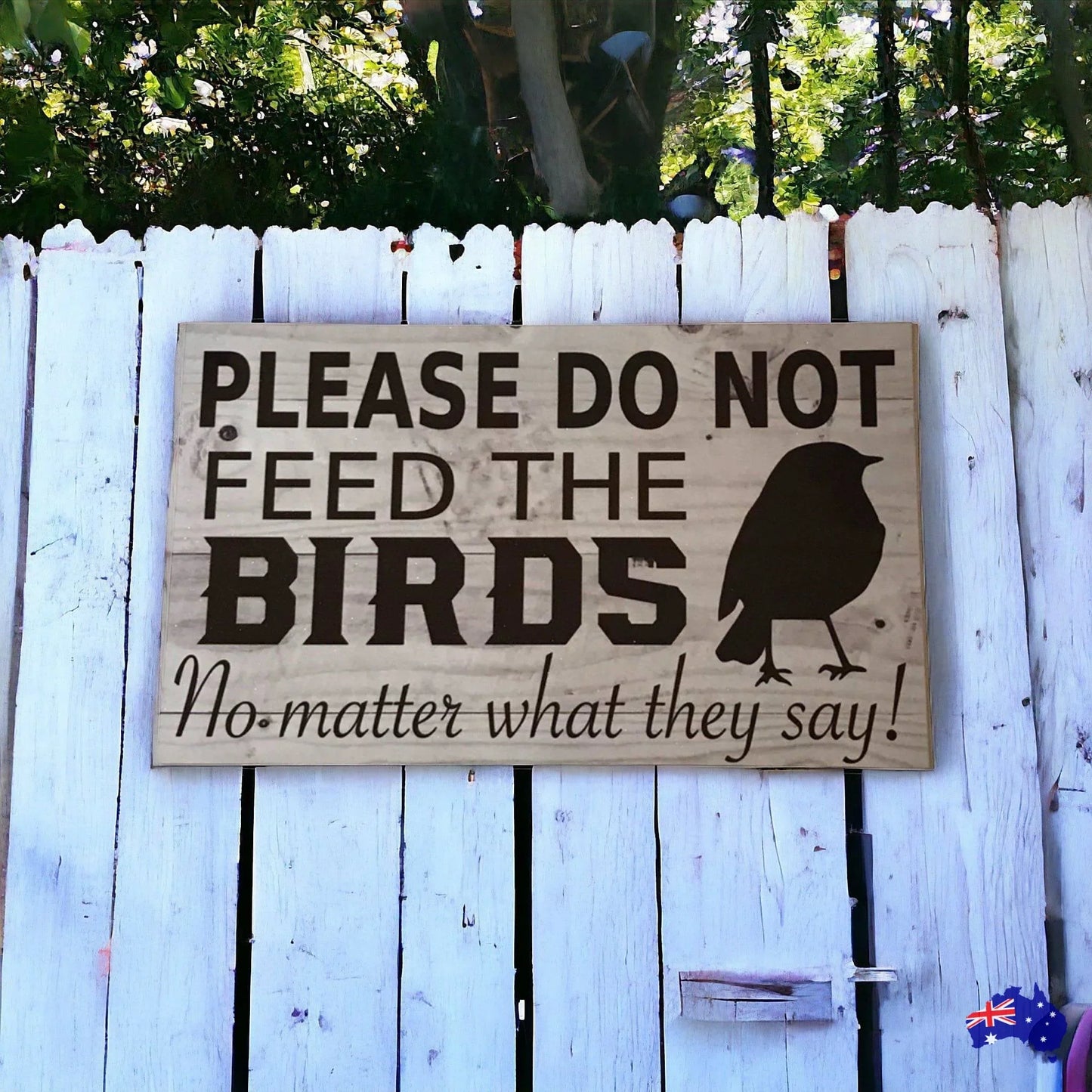 Do Not Feed The Birds Cafe Sign - The Renmy Store Homewares & Gifts