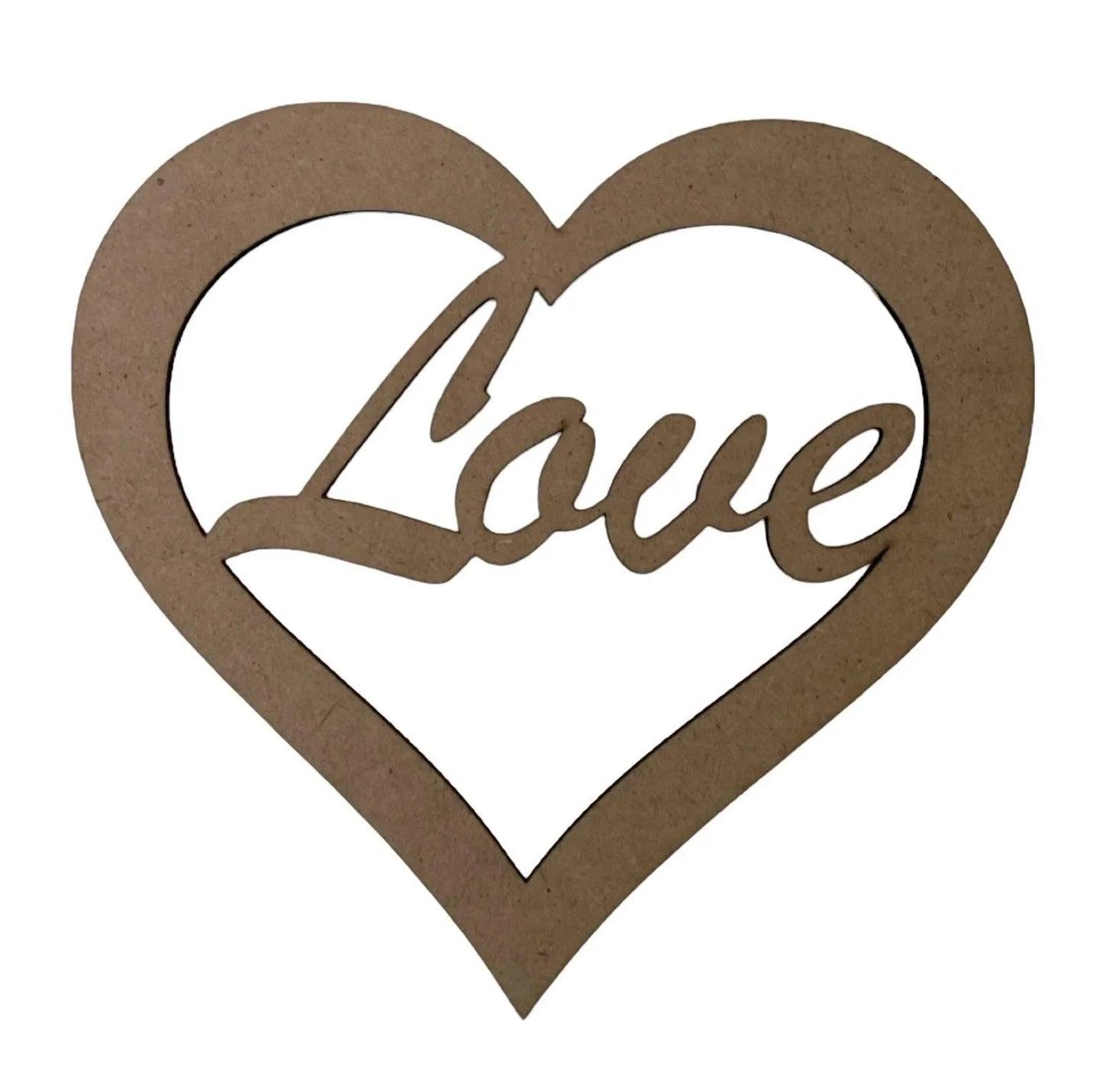 Heart Love Wooden MDF DIY Wall - The Renmy Store Homewares & Gifts