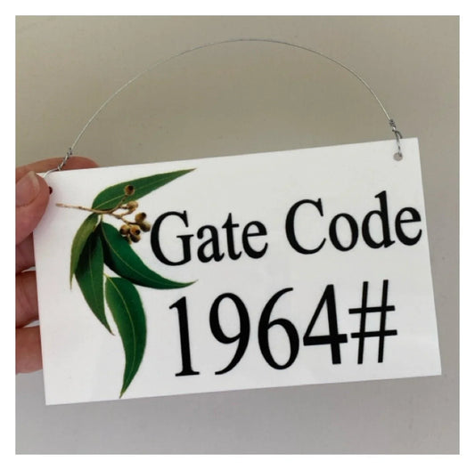 Gum Leaves Custom Personalised Sign - The Renmy Store Homewares & Gifts