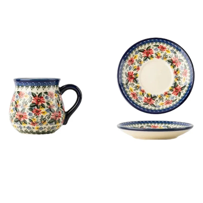 Cup Saucer Set Cottage Garden Floral - The Renmy Store Homewares & Gifts