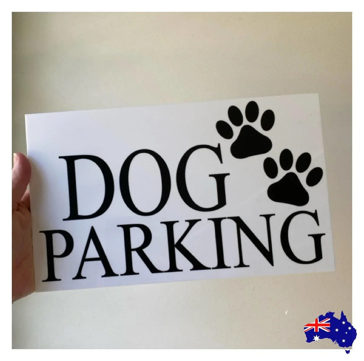 Dog Cat Pet Paw White Custom Sign - The Renmy Store Homewares & Gifts
