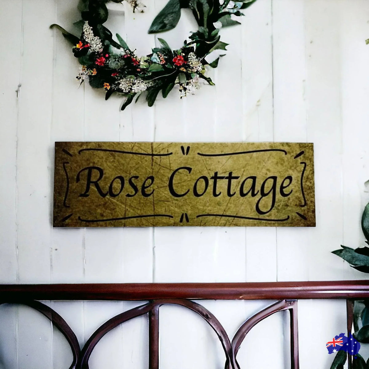 Cottage Custom Personalised Vintage Sign - The Renmy Store Homewares & Gifts