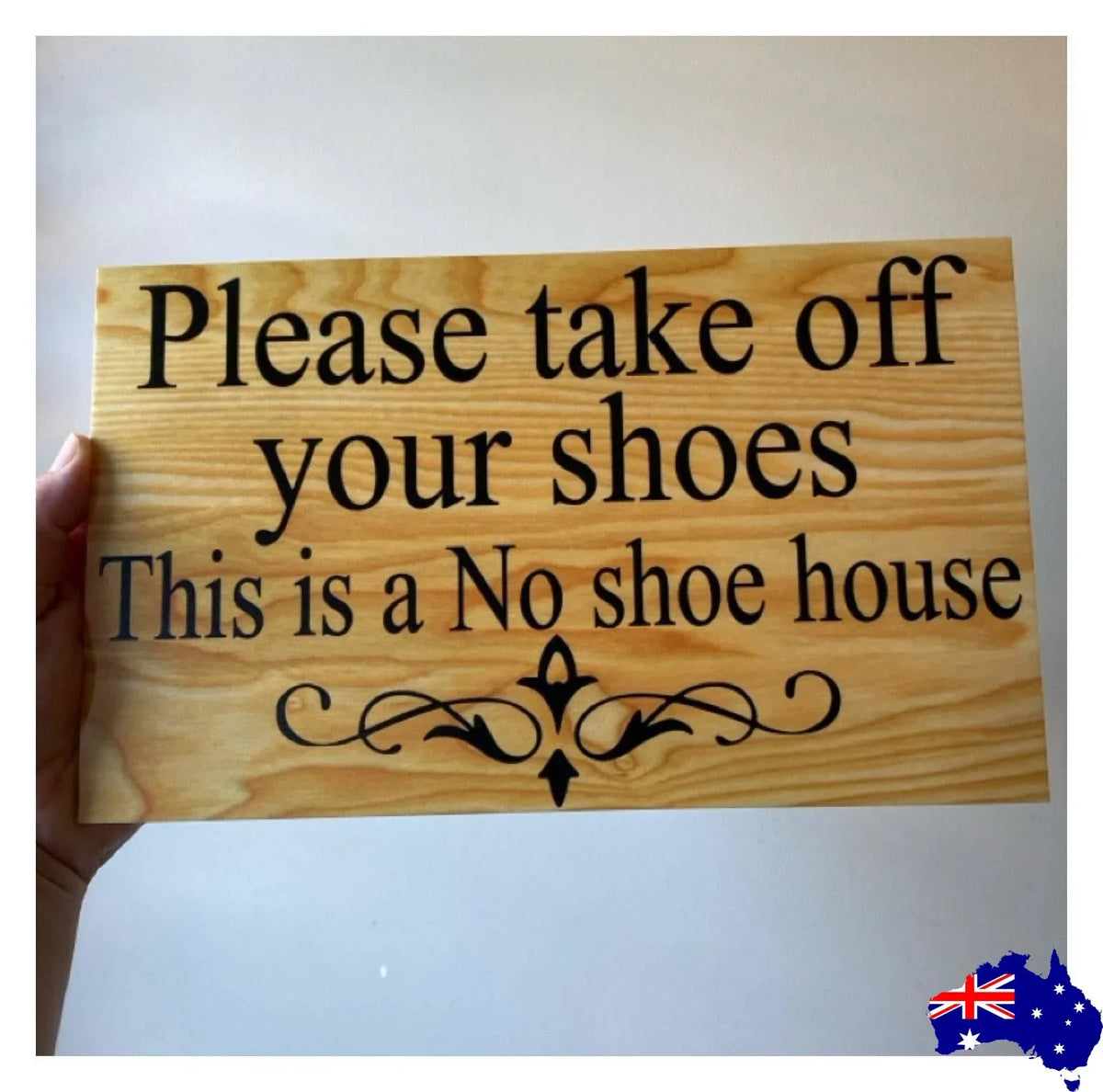Timber Style Your Text Custom Wording Sign - The Renmy Store Homewares & Gifts