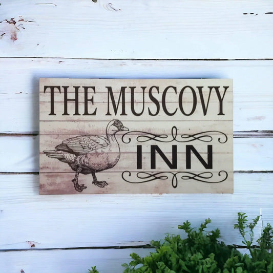 The Muscovy Duck Inn Sign - The Renmy Store Homewares & Gifts