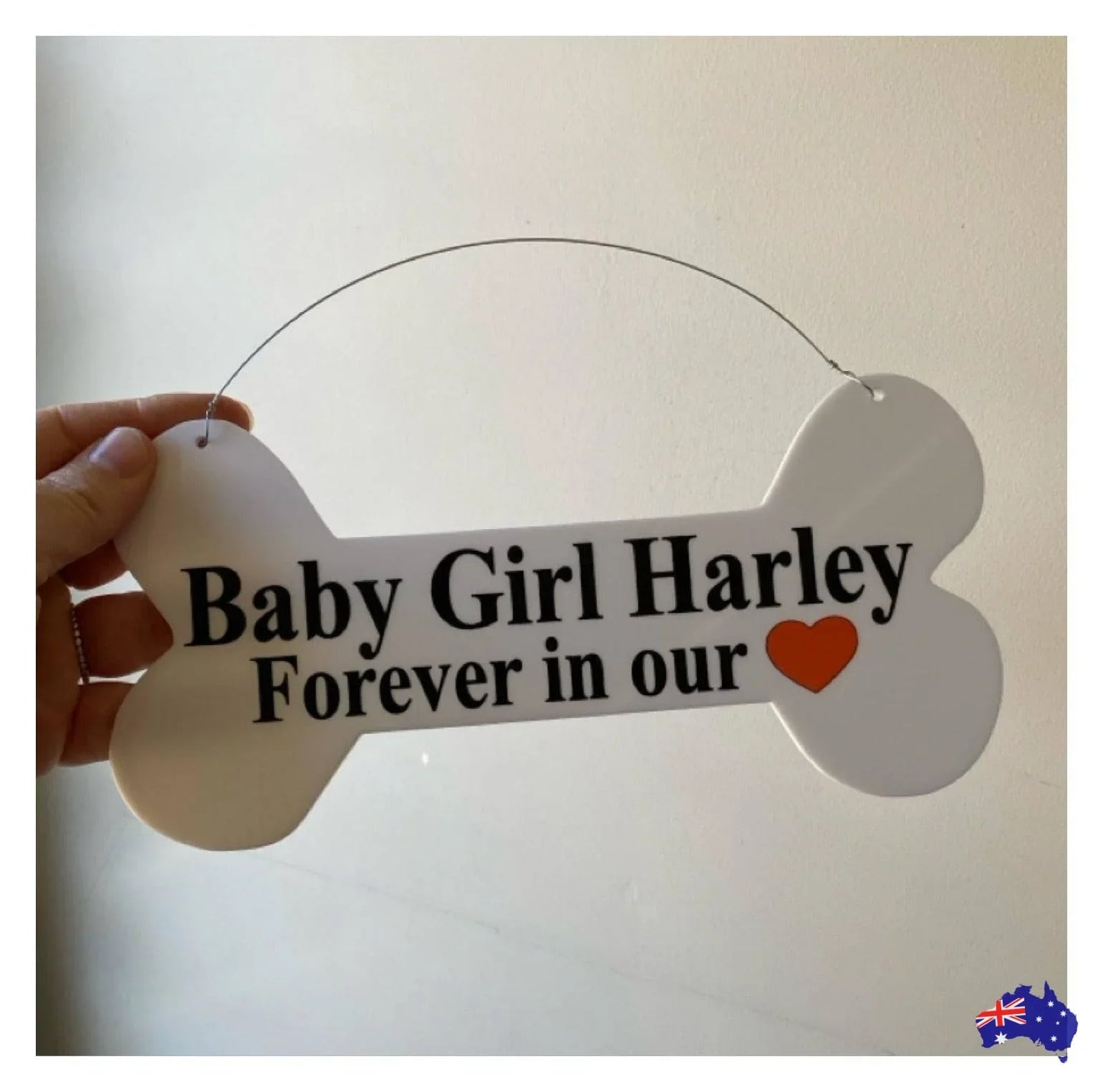 Bone Personalised Custom Pet Dog Sign - The Renmy Store Homewares & Gifts