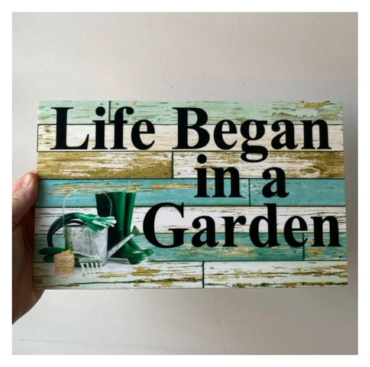 Garden Gardening Gardener Custom Personalised Sign - The Renmy Store Homewares & Gifts