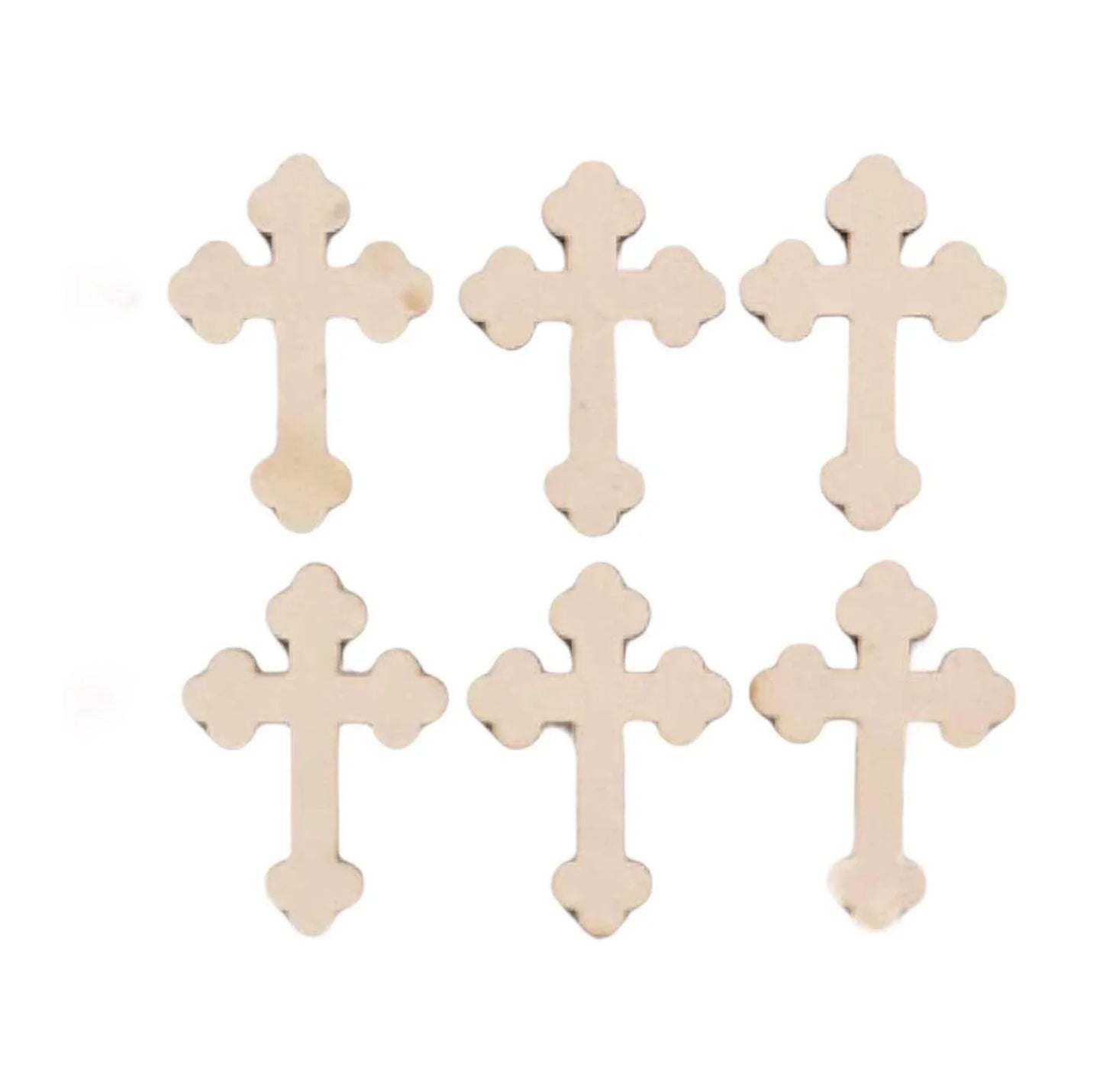 Cross Crosses 3.25cm MDF Shape DIY Raw Cut Out Art Craft - The Renmy Store Homewares & Gifts