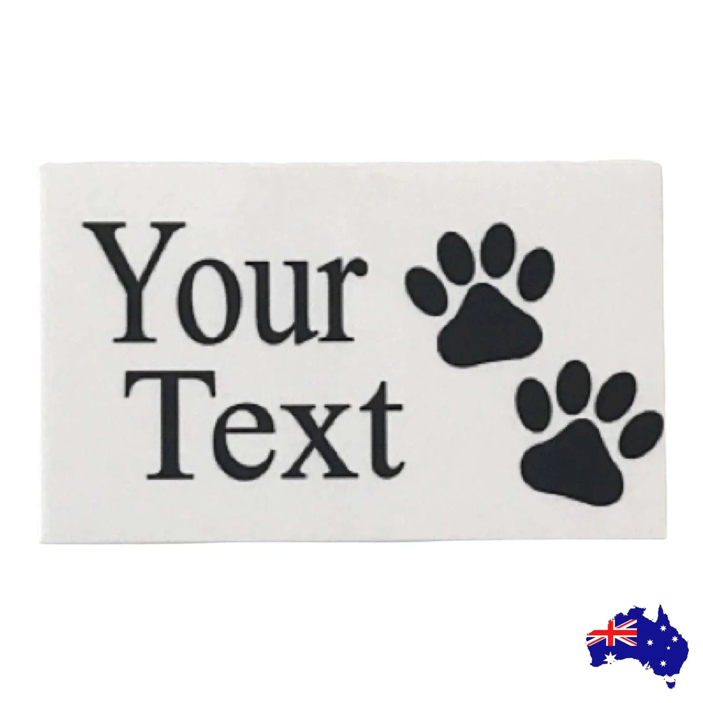 Dog Cat Pet Paw White Custom Sign - The Renmy Store Homewares & Gifts