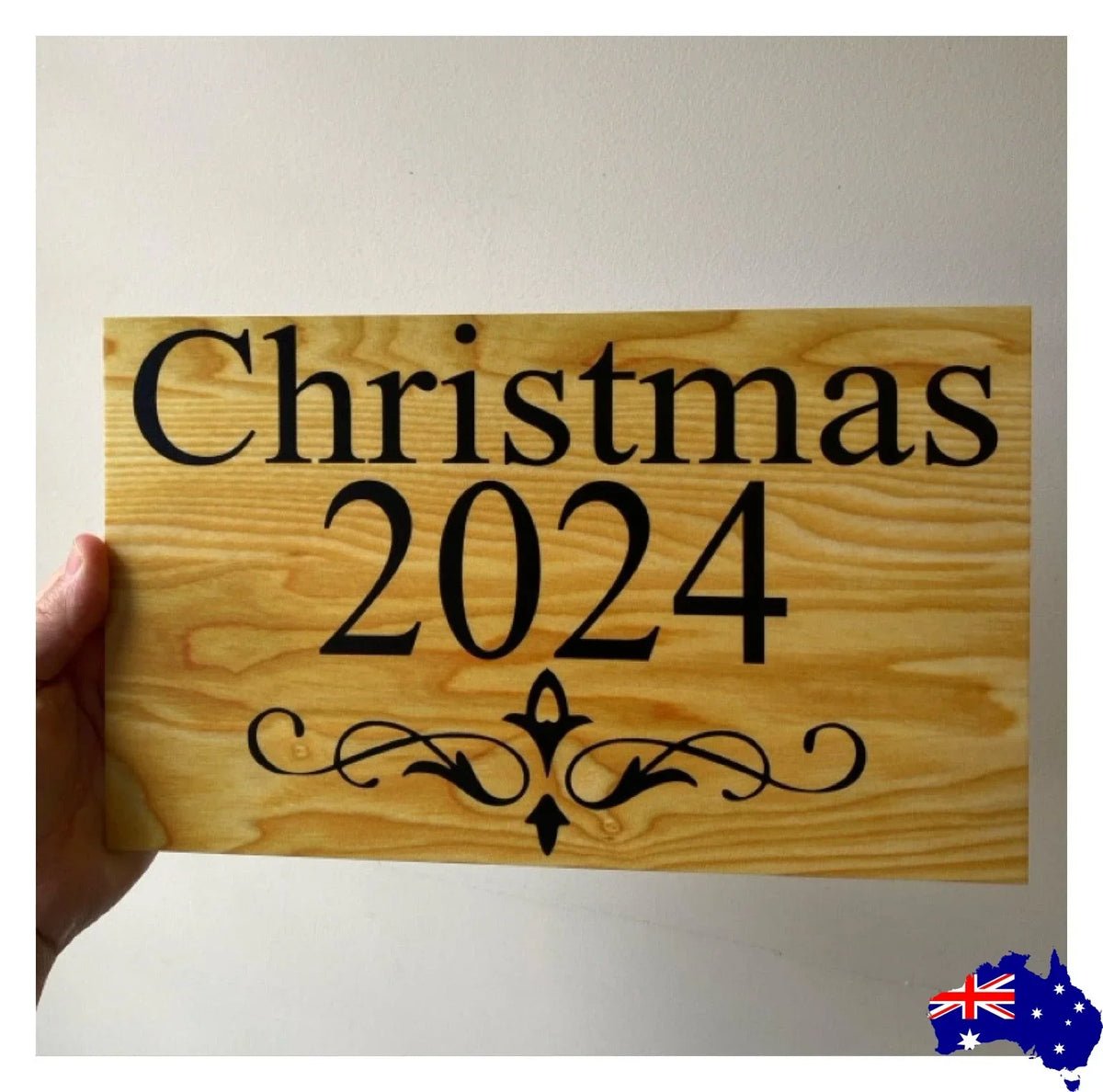 Timber Style Your Text Custom Wording Sign - The Renmy Store Homewares & Gifts