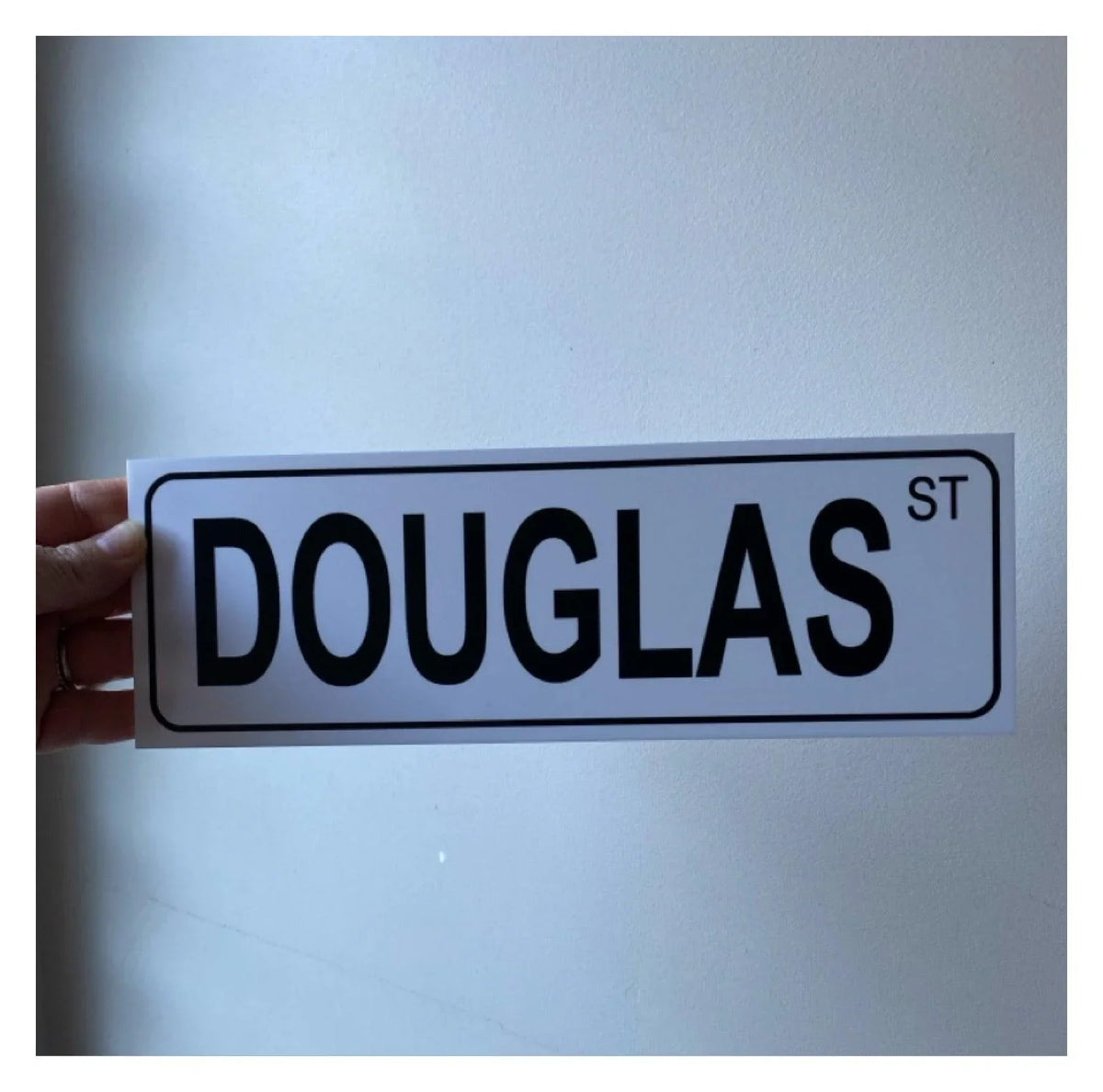 Street Grey Custom Personalised Sign - The Renmy Store Homewares & Gifts