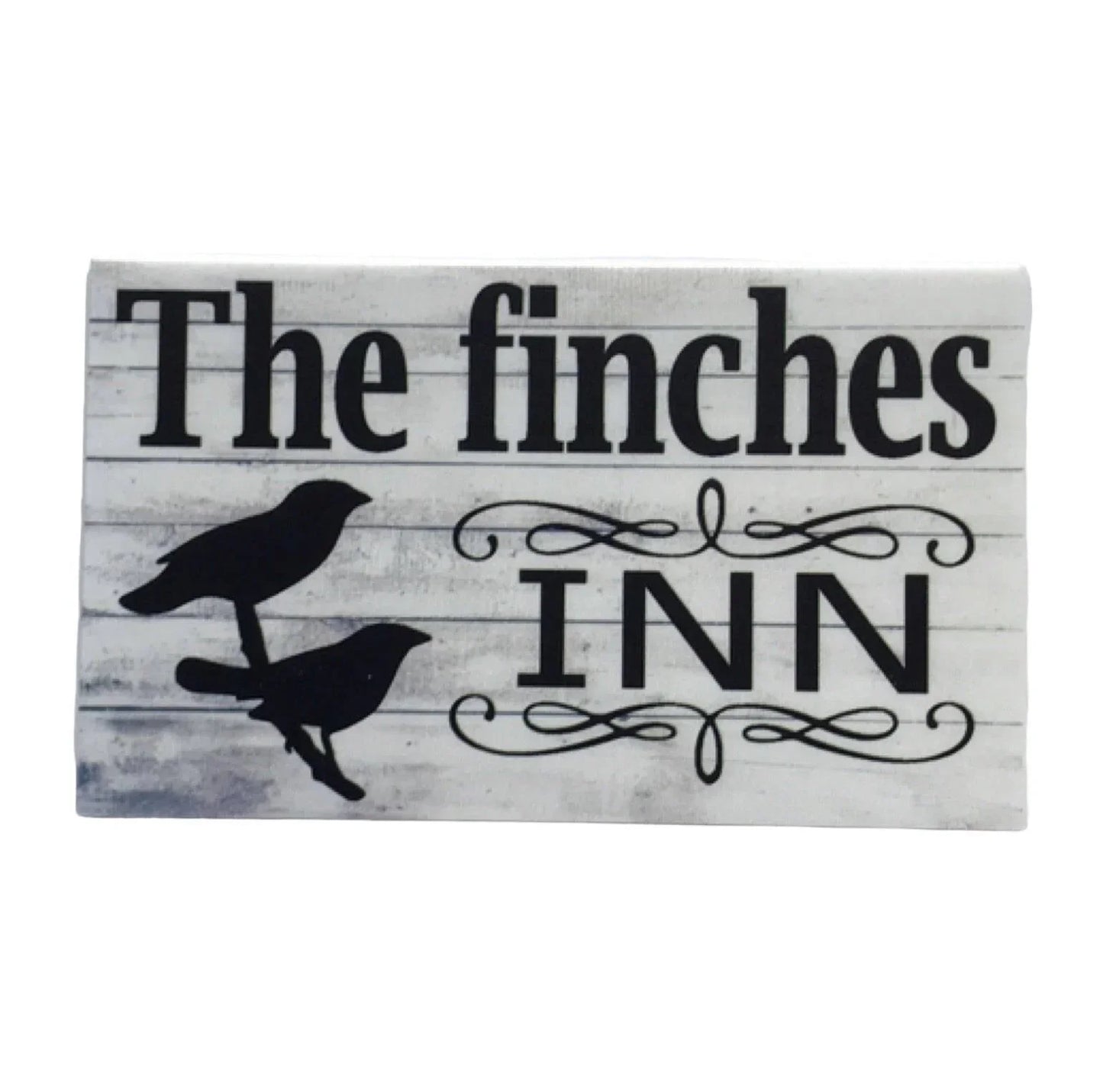 Finches Inn Finch Bird Sign - The Renmy Store Homewares & Gifts