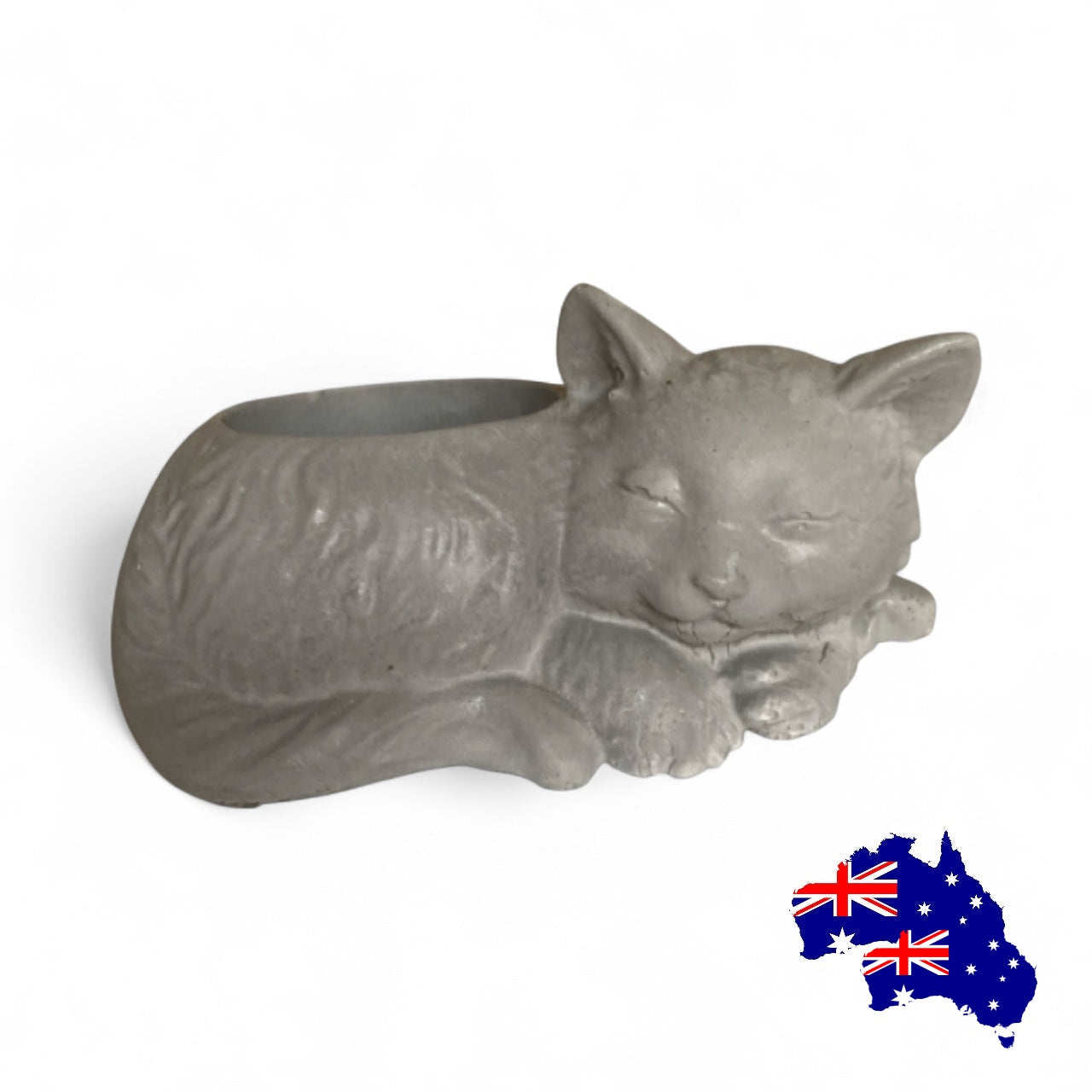 Pure Beeswax Cat Kitty Candle Aussie Handmade