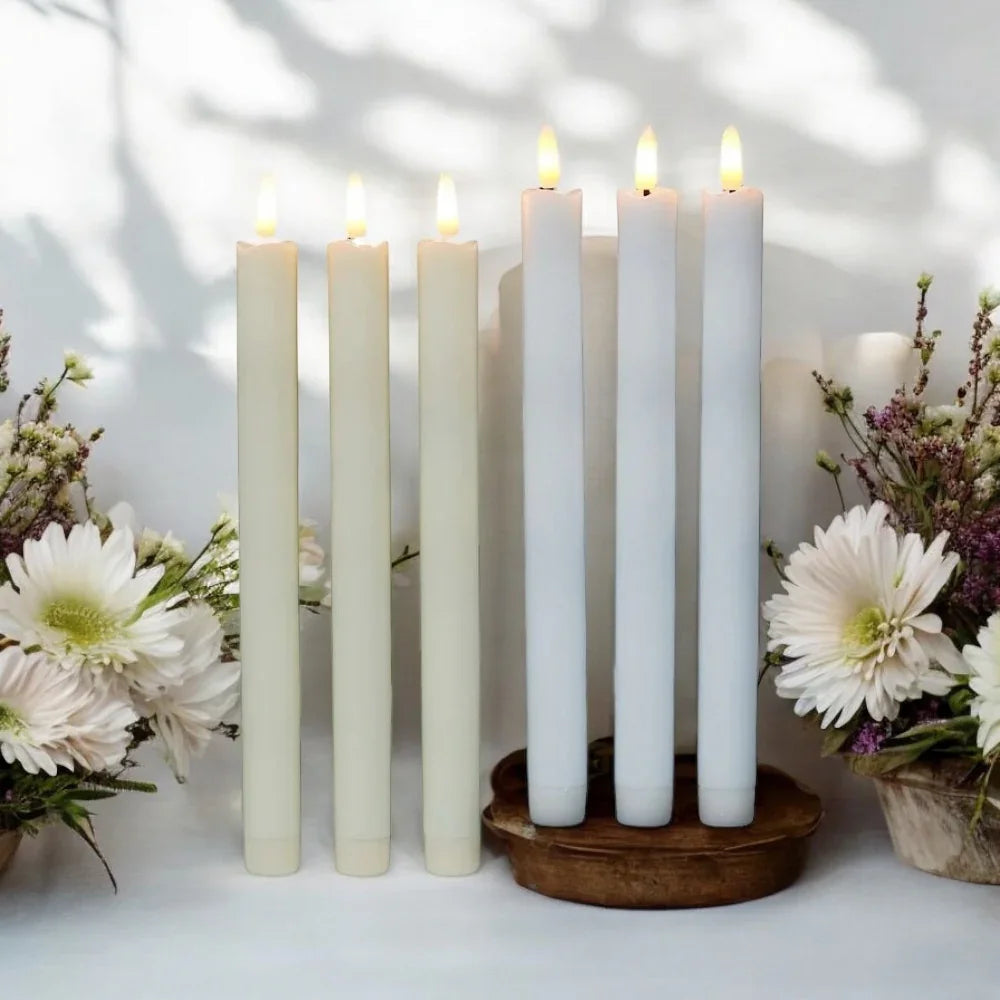 Light LED Flameless Taper Candle Light - The Renmy Store Homewares & Gifts