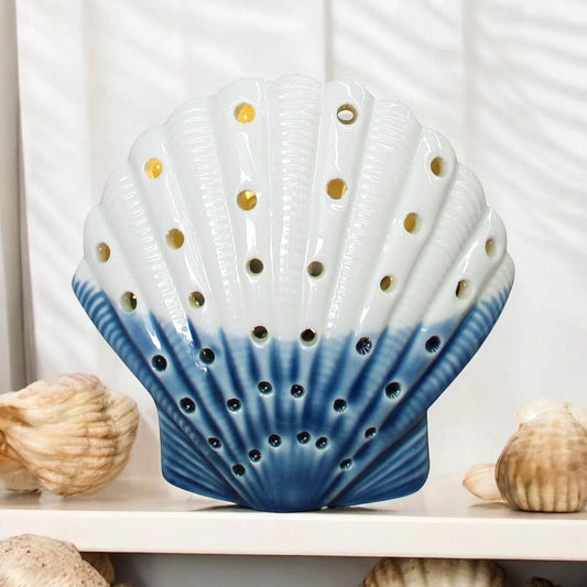 Shell Candle Whale Tail Ornament LED Light Gift - The Renmy Store Homewares & Gifts