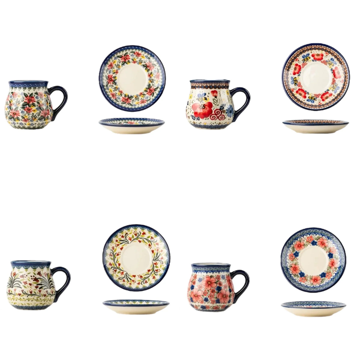 Cup Saucer Set Cottage Garden Floral - The Renmy Store Homewares & Gifts
