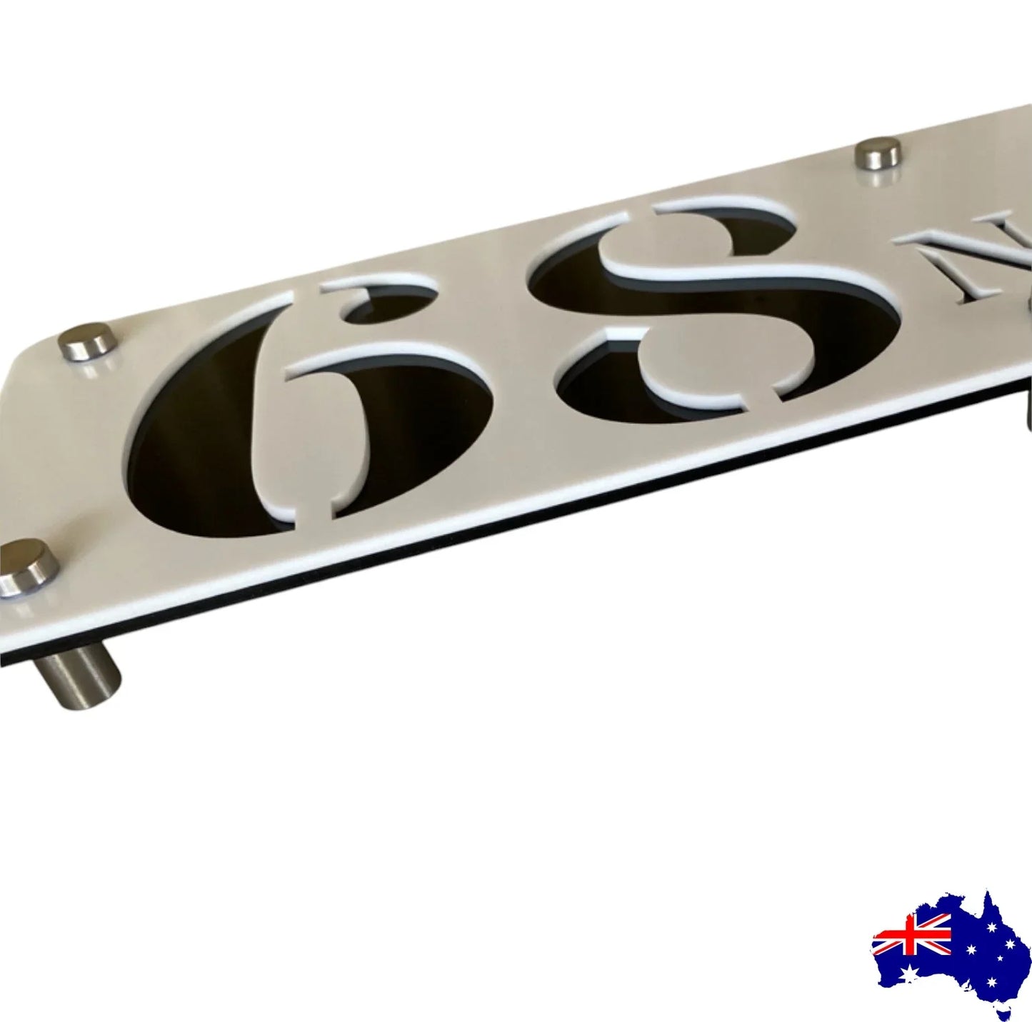 House Number Street Personalised Custom Black Sign - The Renmy Store Homewares & Gifts