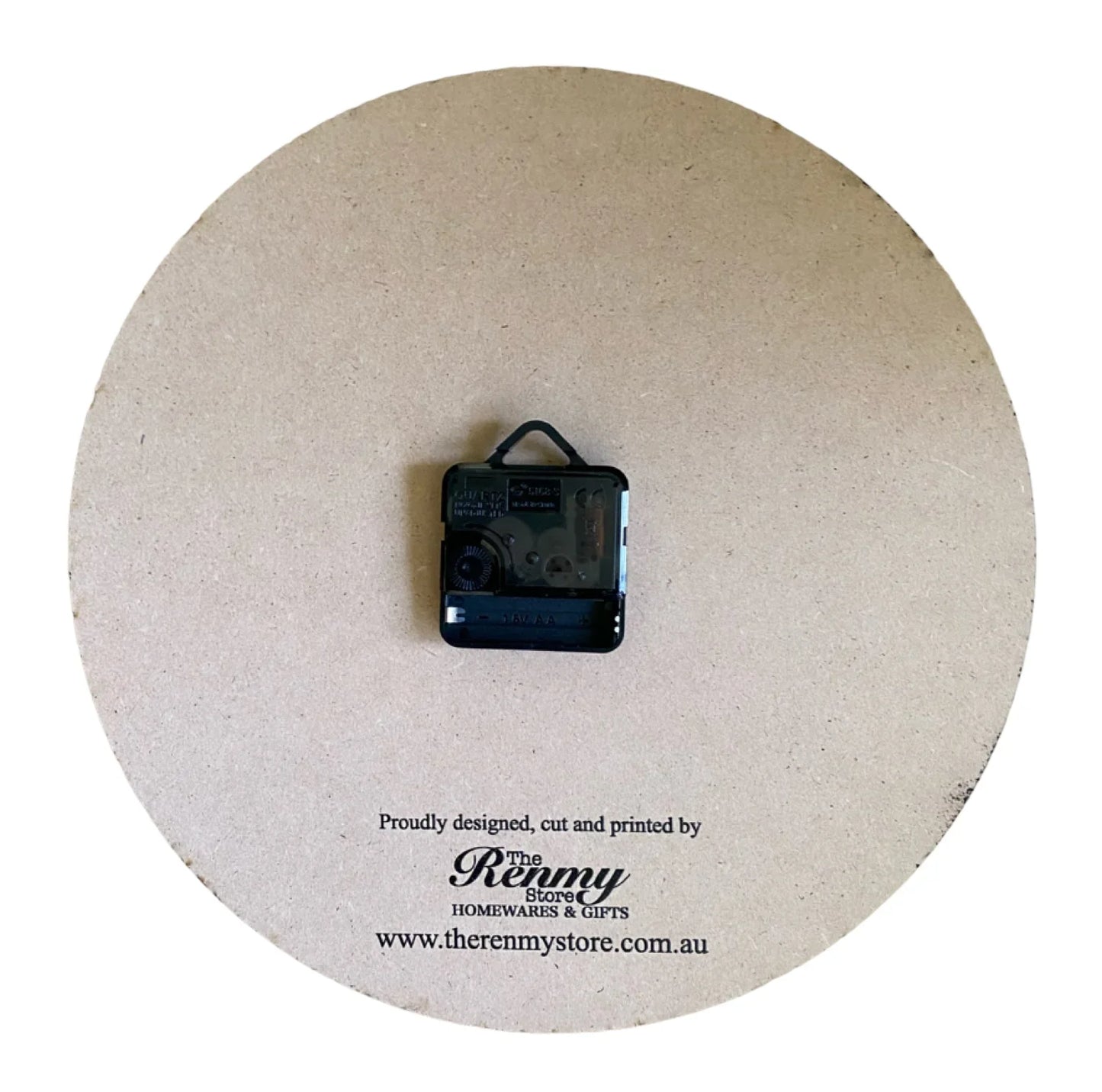 Clock Wall Standardbred Horse Floral 30cm or 60cm Aussie Made - The Renmy Store Homewares & Gifts