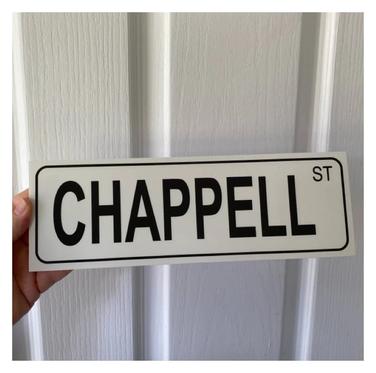 Custom Grey Street Sign or Sticker | Personalised Property Sign | House Driveway Address | Aussie Made