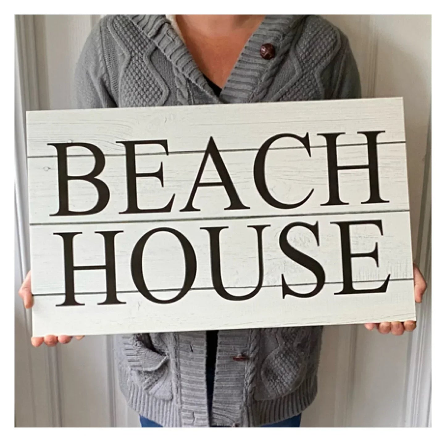 Custom Personalised Nautical Boat House Timber Wood Sign