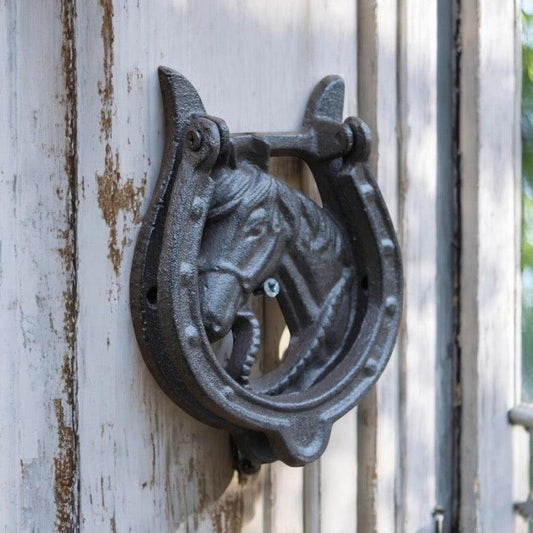 Door Knocker Horse Country Cast Iron - The Renmy Store Homewares & Gifts