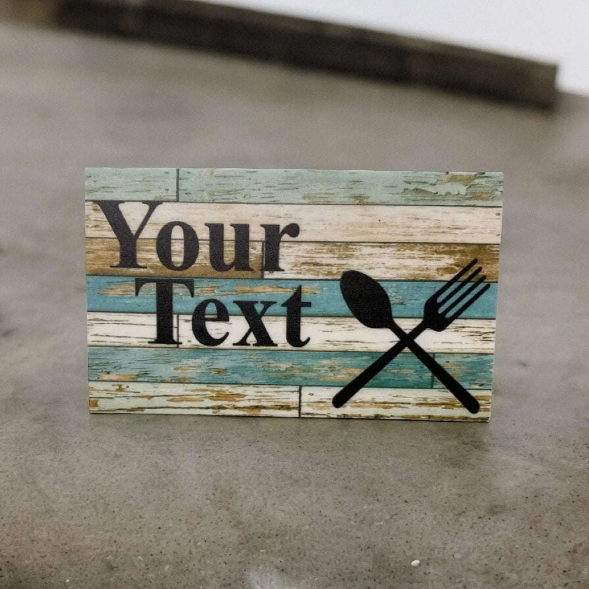 Kitchen Café Cook Chef Custom Wording Text Sign - The Renmy Store Homewares & Gifts