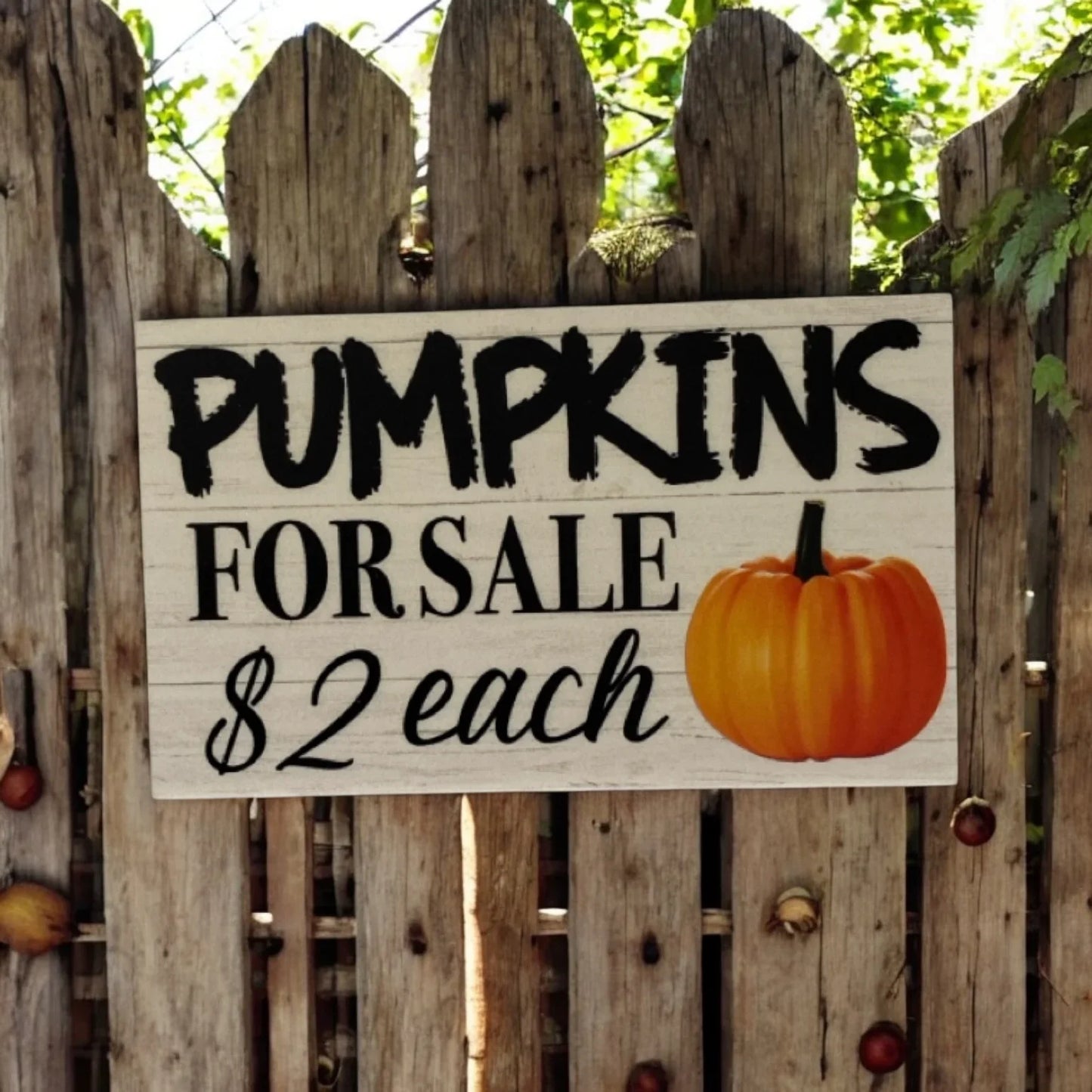 Pumpkins For Sale Farm Road Stall Custom Homesteading Sign - The Renmy Store Homewares & Gifts