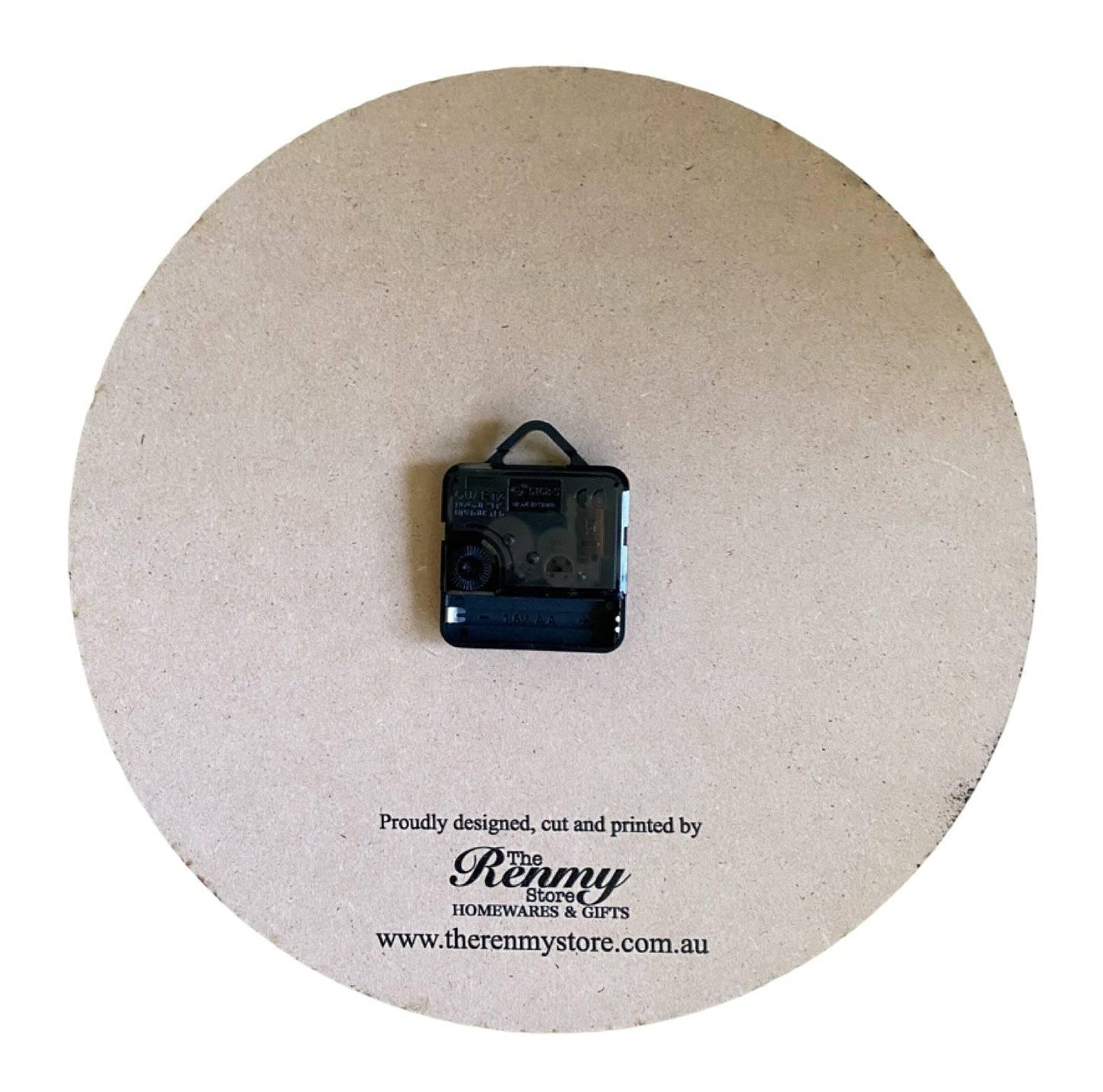 Clock Wall Fraser Island K'gari Maheno Aussie Made - The Renmy Store Homewares & Gifts