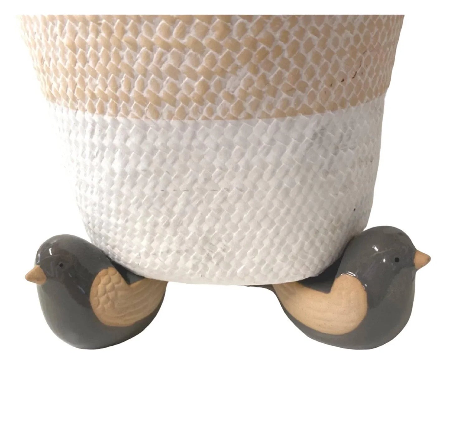Pot Plant Feet Bird Cuties Set of 3 Grey - The Renmy Store Homewares & Gifts