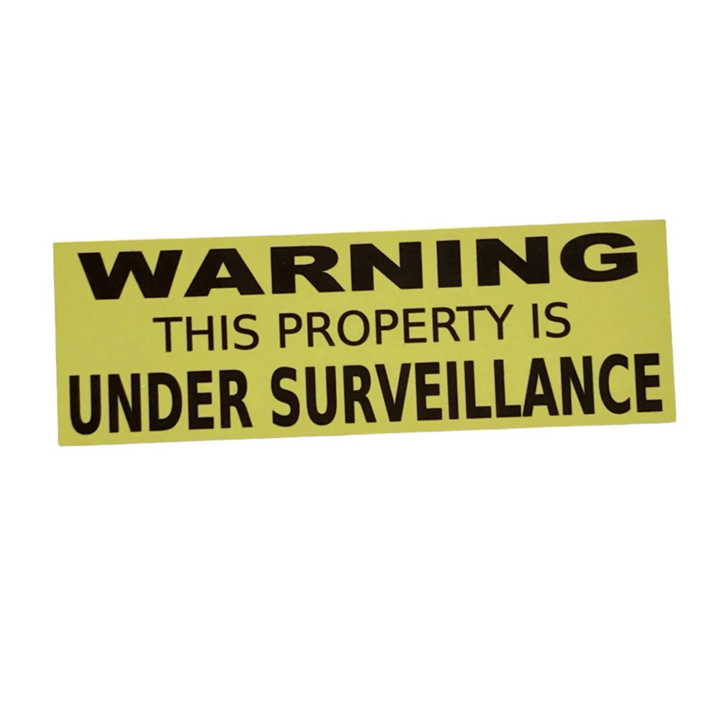 Warning Property Under Surveillance Sign - The Renmy Store Homewares & Gifts