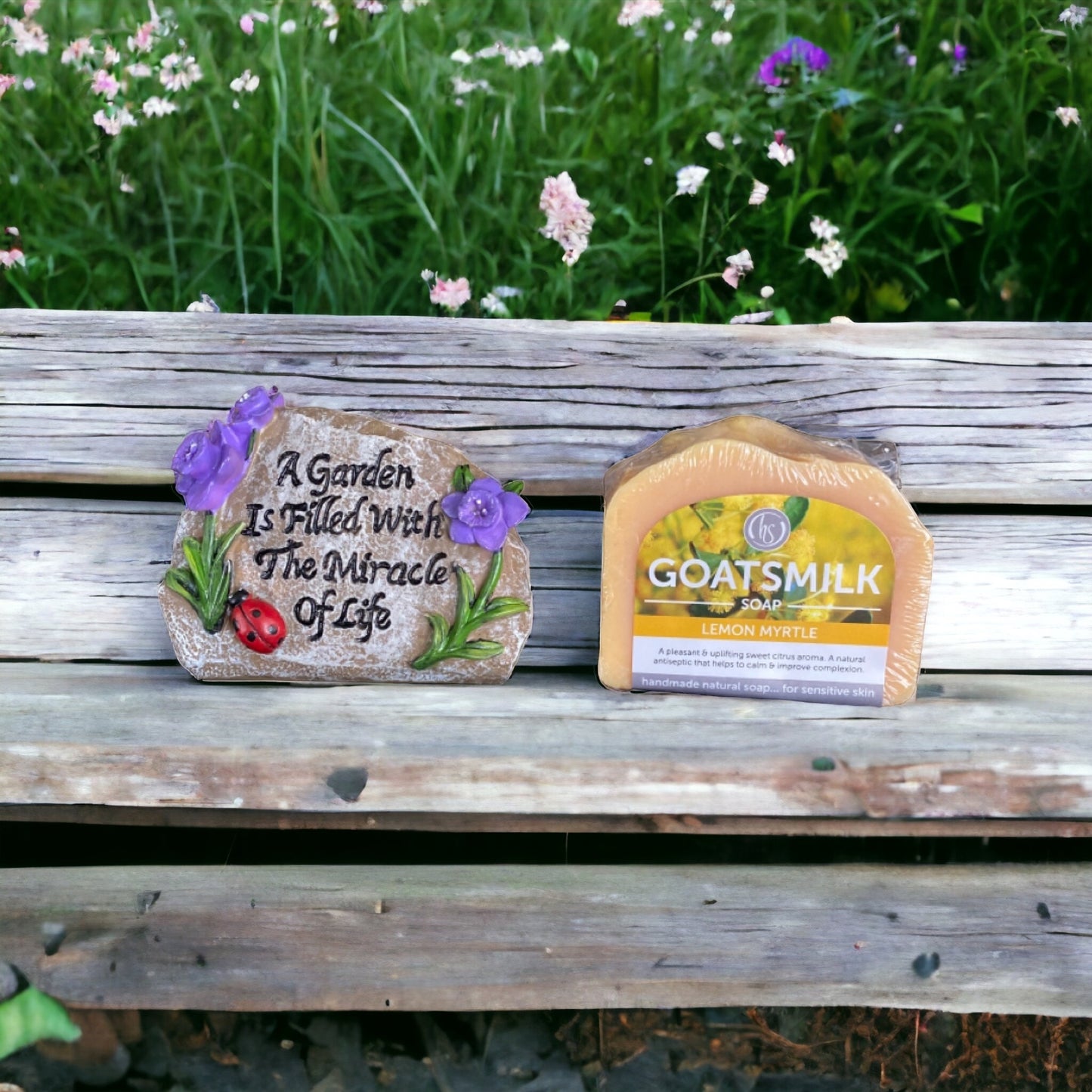 Garden Life Gardener Stone Goatmilk Soap Gift - The Renmy Store Homewares & Gifts 