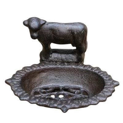 Soap Dish Cast Iron Cow - The Renmy Store Homewares & Gifts