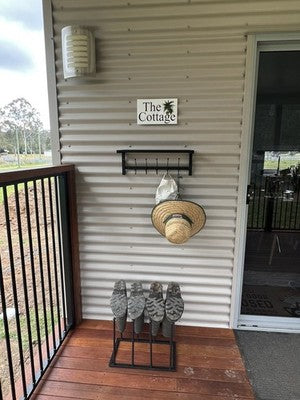 Beach House Number Sign - Palm Tree - Australian Made