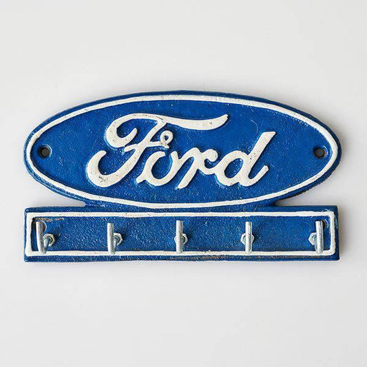 Ford Oval Hook Key Rack Vintage - The Renmy Store Homewares & Gifts