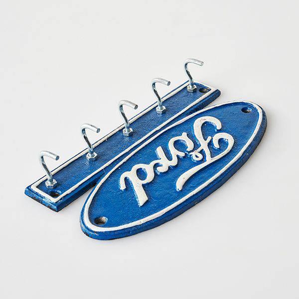 Ford Oval Hook Key Rack Vintage - The Renmy Store Homewares & Gifts