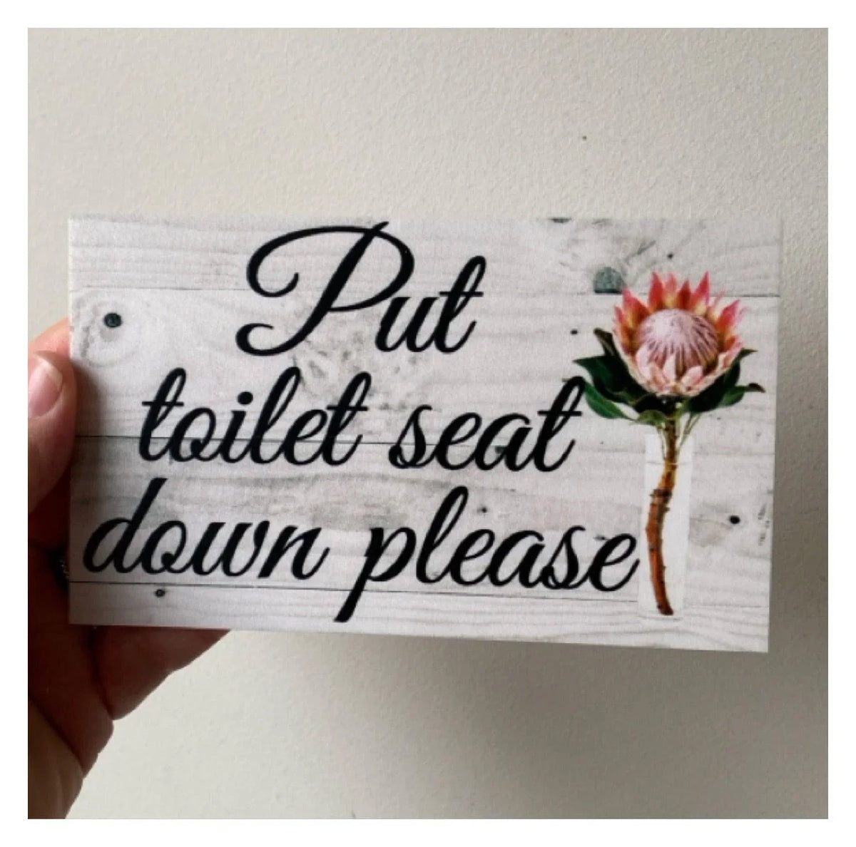 Protea Custom Personalised House Garden Sign - The Renmy Store Homewares & Gifts