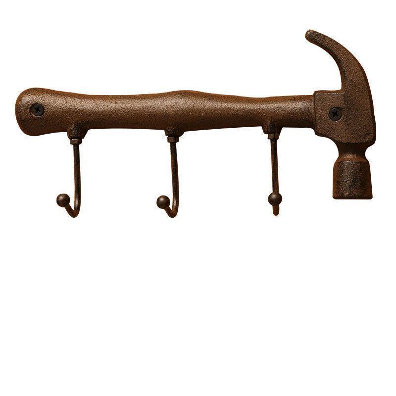 Hook Rustic Hammer Wrench Cast Iron Workshop Man Shed - The Renmy Store Homewares & Gifts