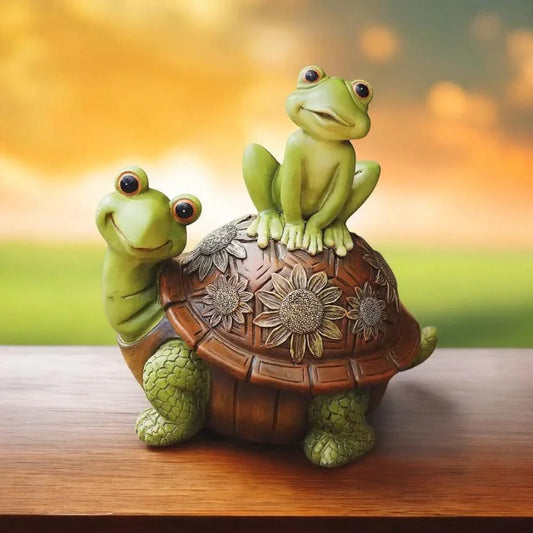 Turtle Frog Ornament Home Garden - The Renmy Store Homewares & Gifts