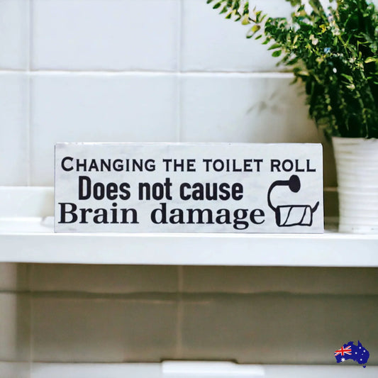 Changing Toilet Roll Sign - The Renmy Store Homewares & Gifts
